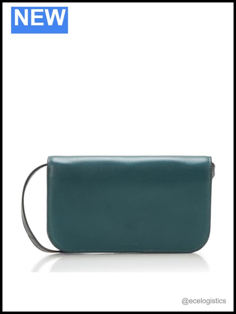AllSaints Maeve Wallet Crossbody Bag Leather Zipper Shoulder Strap